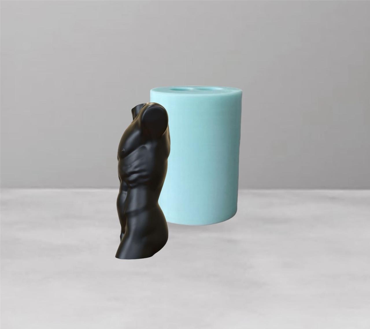 Молд для свічок Чоловіче оголене тіло 9,5 см (15420104) - фото 3 Молд для свічок Чоловіче оголене тіло 9,5 см (15420104) - фото 3