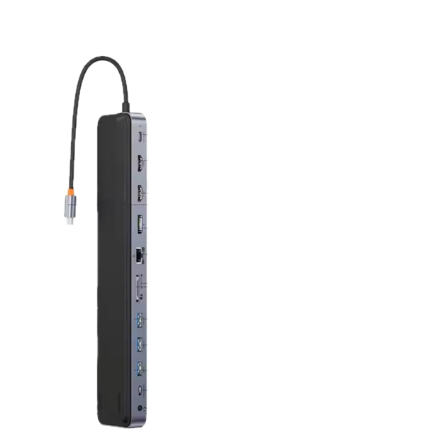 Хаб 12в1 Baseus EliteJoy Gen2 series 2xHDMI/3xUSB 3.0/PD/ DP/ SD/TF /RJ45 +Type-C 3,5 мм - фото 8