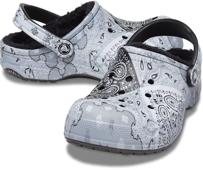 Сабо Crocs Baya Printed Lined р. W7/EUR 37-38 Bandana (13946169)