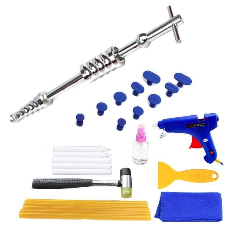 Комплект инструментов PDR для удаления вмятин без покраски клеевая система (201001-3)