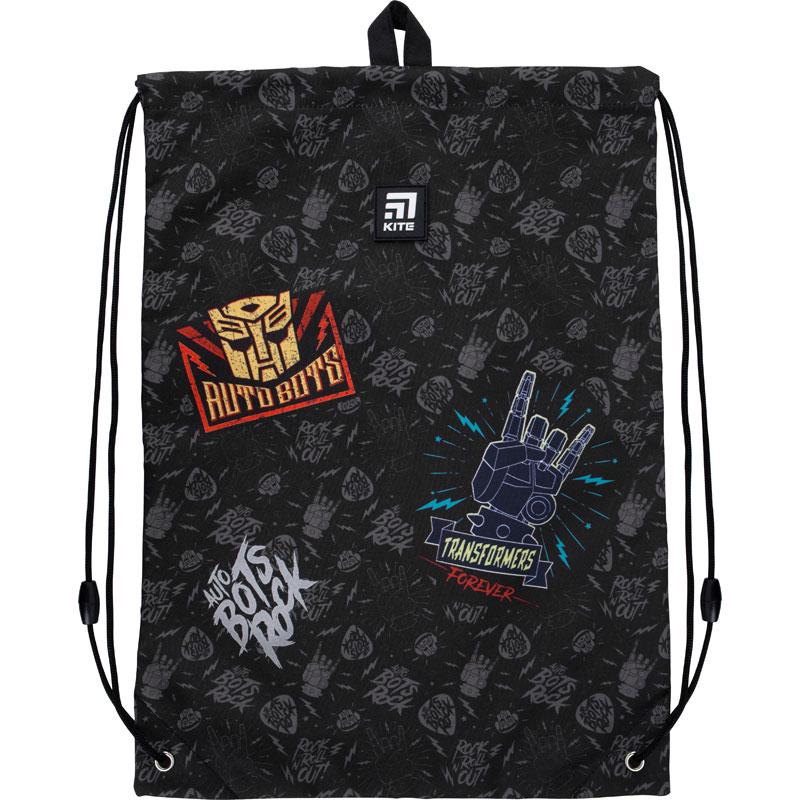 Сумка для обуви KITE Education Transformers Pets 46х33 см Черный (TF21-600M-2)