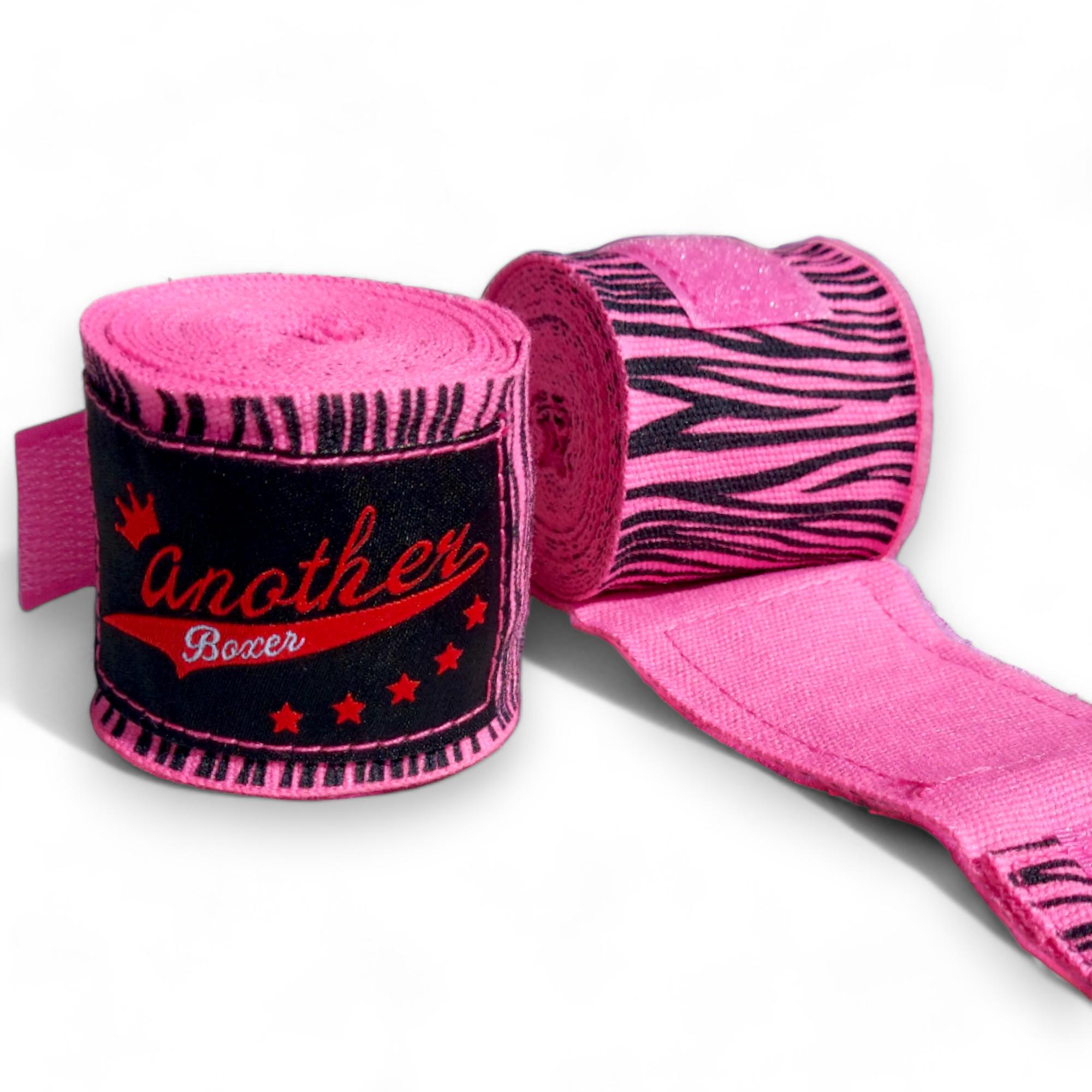 Бинты боксерские Another Boxer Stripped 3 м Розовый (AB01_Stripped_Pink) - фото 1