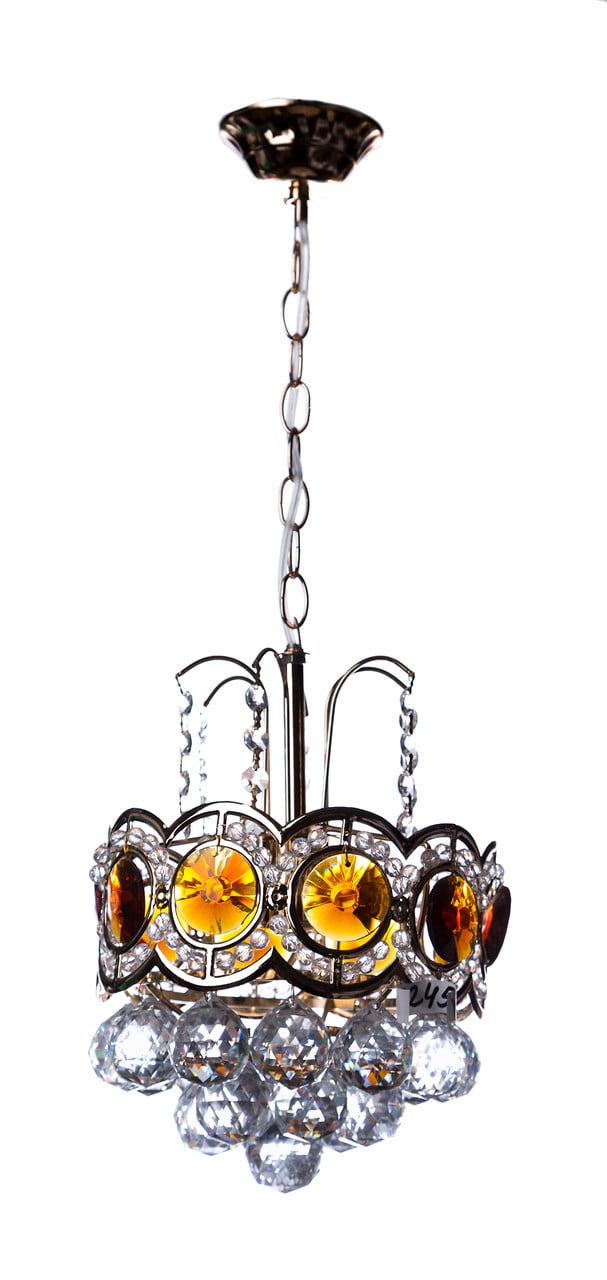 Люстра хрустальная подвесная Sunlight K 0245/1 E на 1 лампу