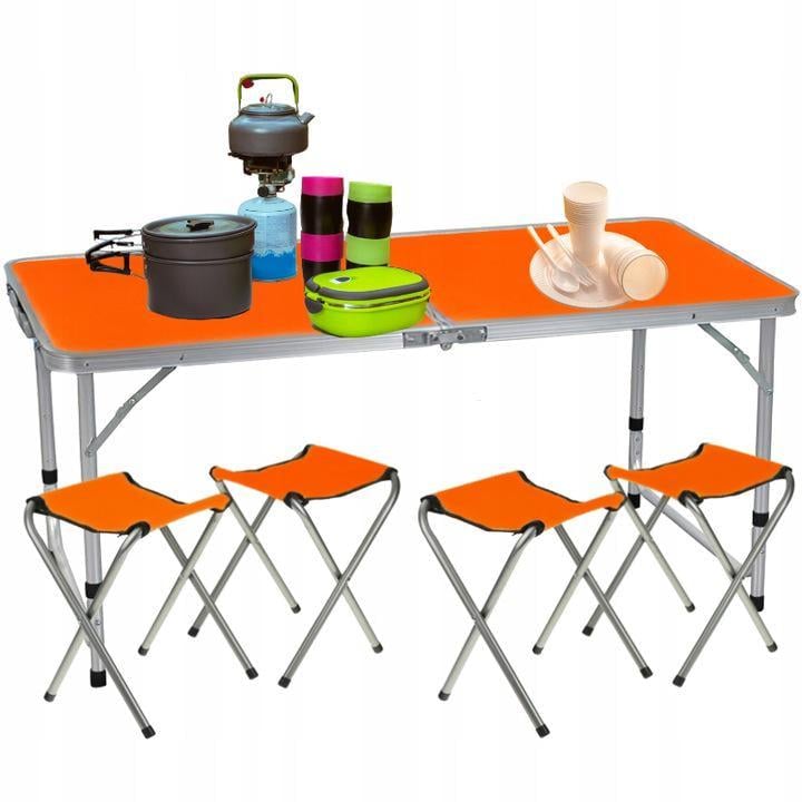 Стол-чемодан для пикника туристический Nobo Kids 120х60х70 см
