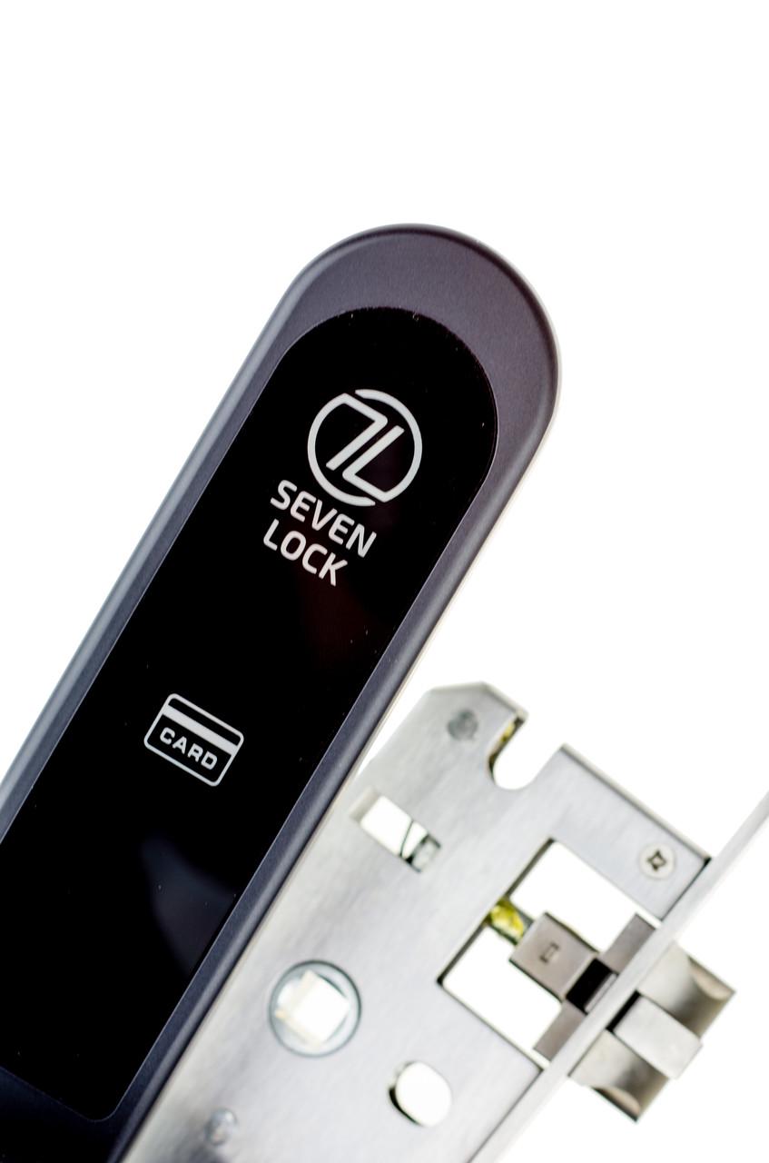 Електронний RFID замок для готелів та хостелів SEVEN LOCK SL-7737S Black (SL7737Sb) - фото 4