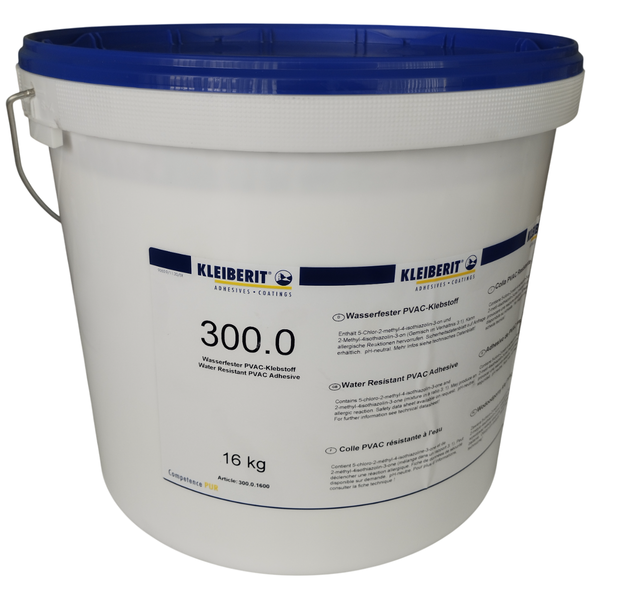 Клей ПВА столярный Kleiberit 300.0 D3 16 кг (2308524574)