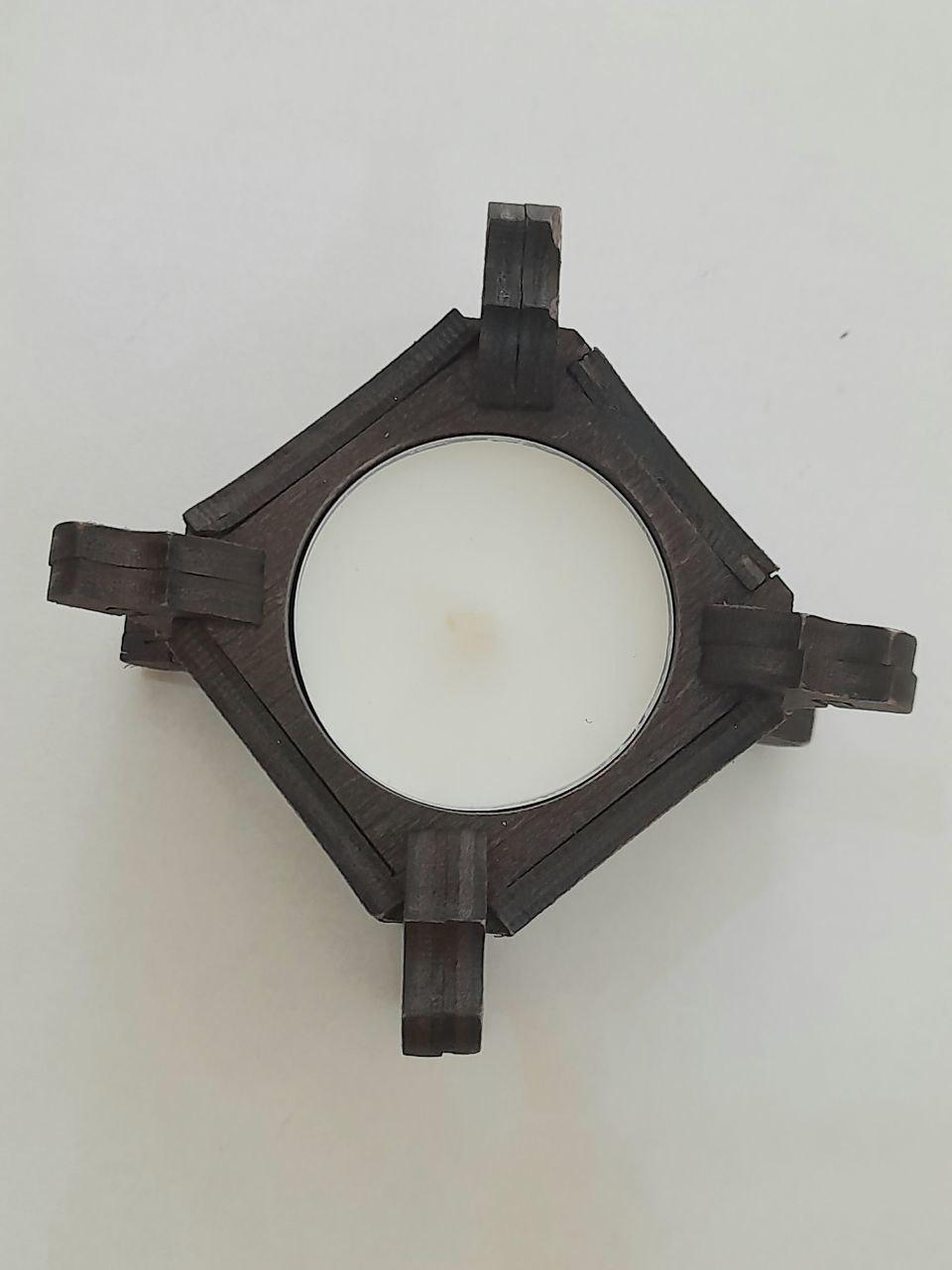 Підсвічник Гранд Презент 87 Тризуб 6,3 см (23445) - фото 3