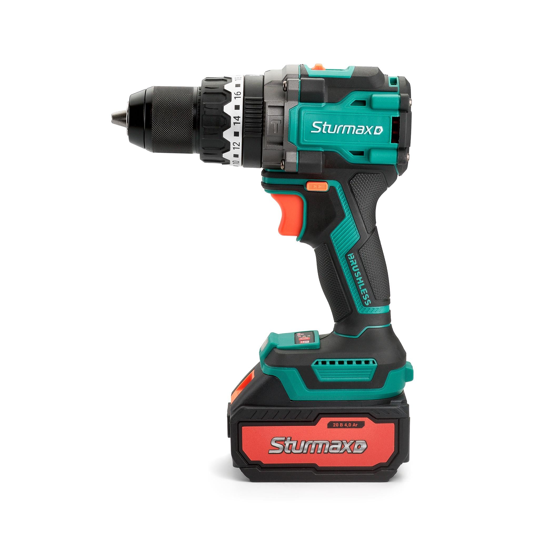Шуруповерт-дриль акумуляторний Sturmax CDM3221BLI (34003869)
