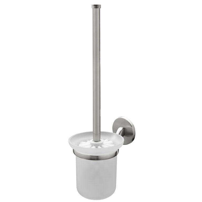 Йоржик для унітаза Bisk VIRGINIA BF Сріблястий/Білий (72088)