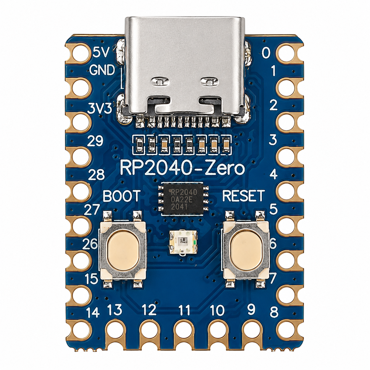 Микроконтроллер TZT RP2040-Zero (1014-384-00)