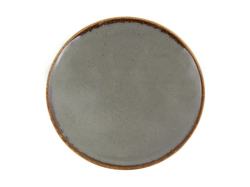 Салатник фарфоровый круглый Porland 25 см Dark Grey (368126/DG)