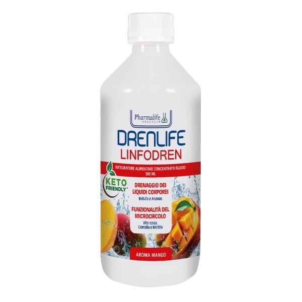 Диетическая добавка для улучшения микроциркуляции Drenlife Linfodren со вкусом манго 500 мл (214718)