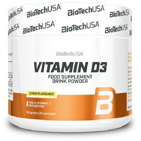 Витамин D для спорта BioTechUSA Vitamin D3 150 г 30 порций Lemon