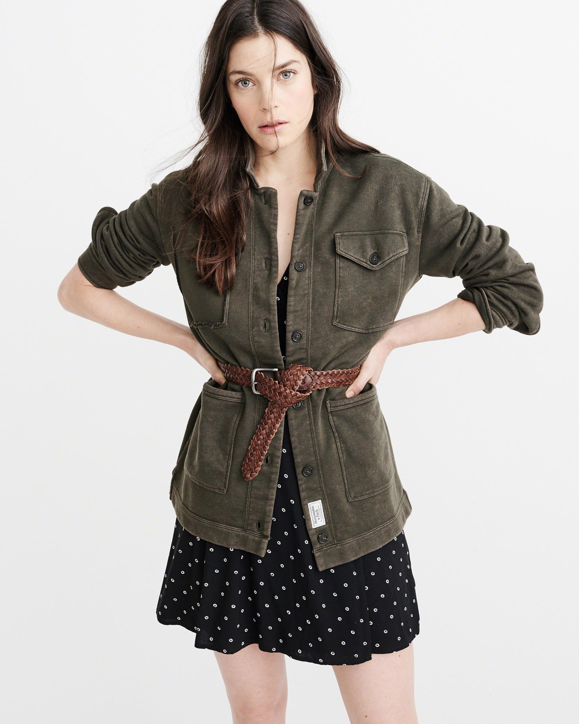 Куртка Abercrombie & Fitch 412-422 М Хаки (12-5)