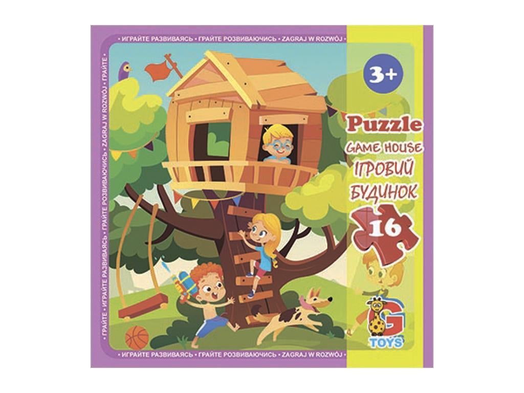 Пазли G-Toys LX07 із серії Дитячий майданчик 16 ел. (MTT-172299)