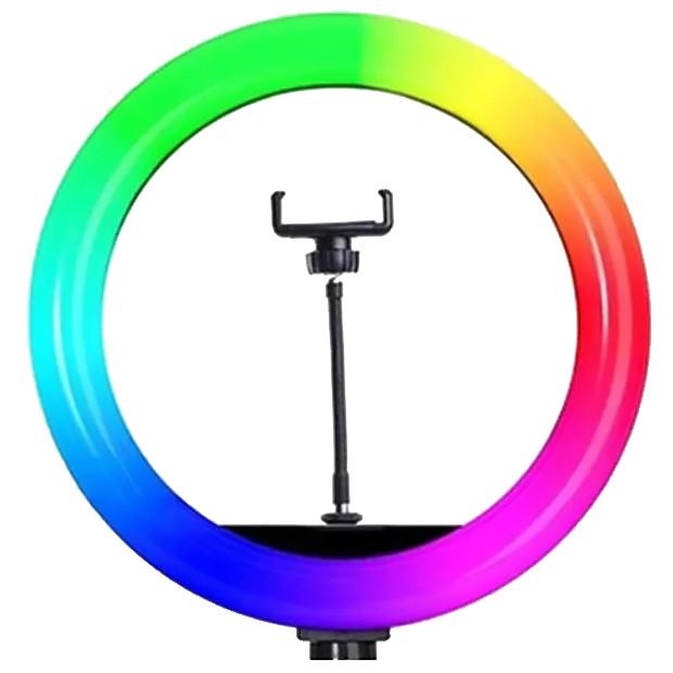 Лампа кольцевая для селфи Ring Light MJ26 RGB LED 26 см (016872) - фото 2