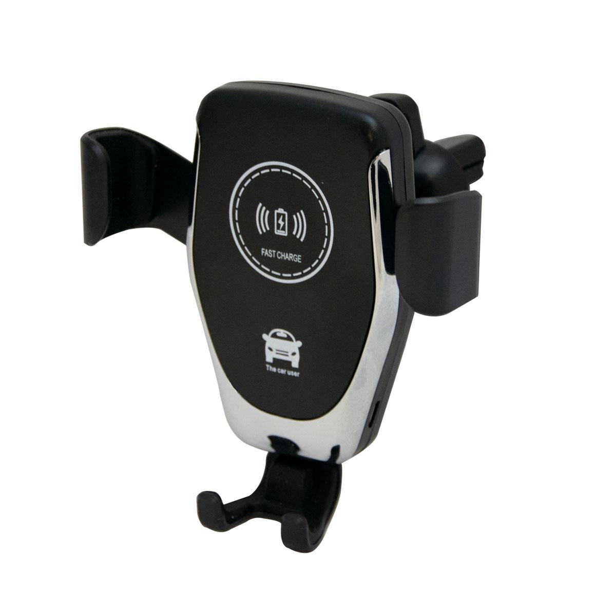 Держатель для телефона/беспроводная зарядка Wireless Сar Mount Charger 10 W Черный (1008084-Black)