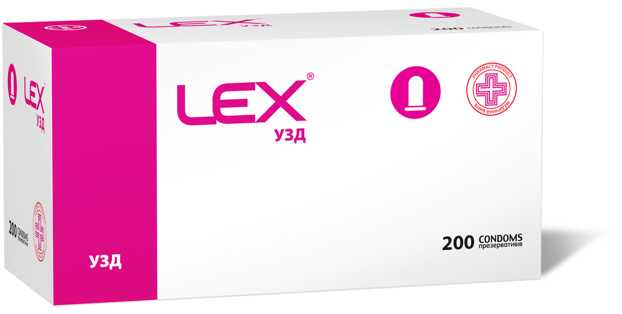 Презервативы для УЗИ Lex без смазки 200 шт. (000006600)