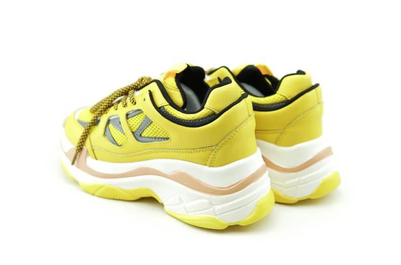 Кроссовки женские Cavaleri B2079-3 текстиль р. 38 Желтый (02433) - фото 2 Кроссовки женские Cavaleri B2079-3 текстиль р. 38 Желтый (02433) - фото 2