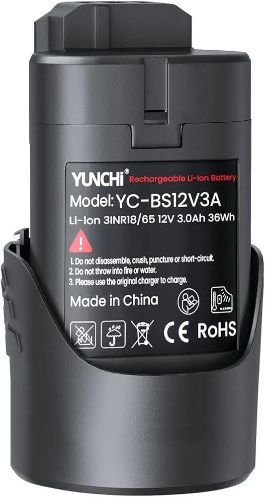 Комплект акумуляторів YUNCHI YC-BS12V3A для Bosch 12V 2 шт. (30059717) Комплект акумуляторів YUNCHI YC-BS12V3A для Bosch 12V 2 шт. (30059717)