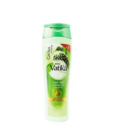 Шампунь Dabur Vatika hair fall control shampoo cactus and gergir (247)