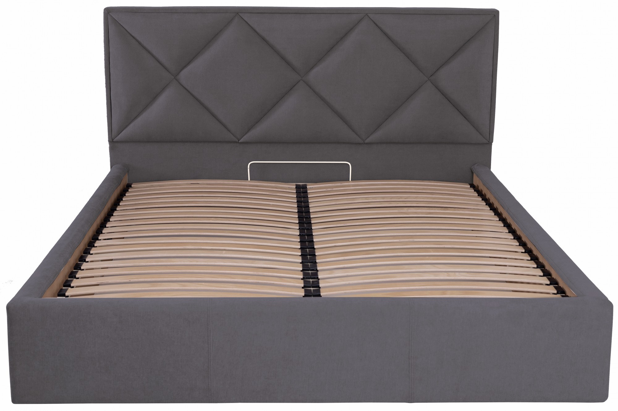 Кровать двуспальная Leeds VIP Мисти Dark Grey 180х200 см Темно-серый