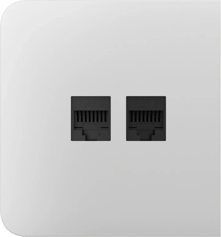 Панель бічна для вбудованої інтернет-розетки Ajax SideCover LAN White (2890076307)