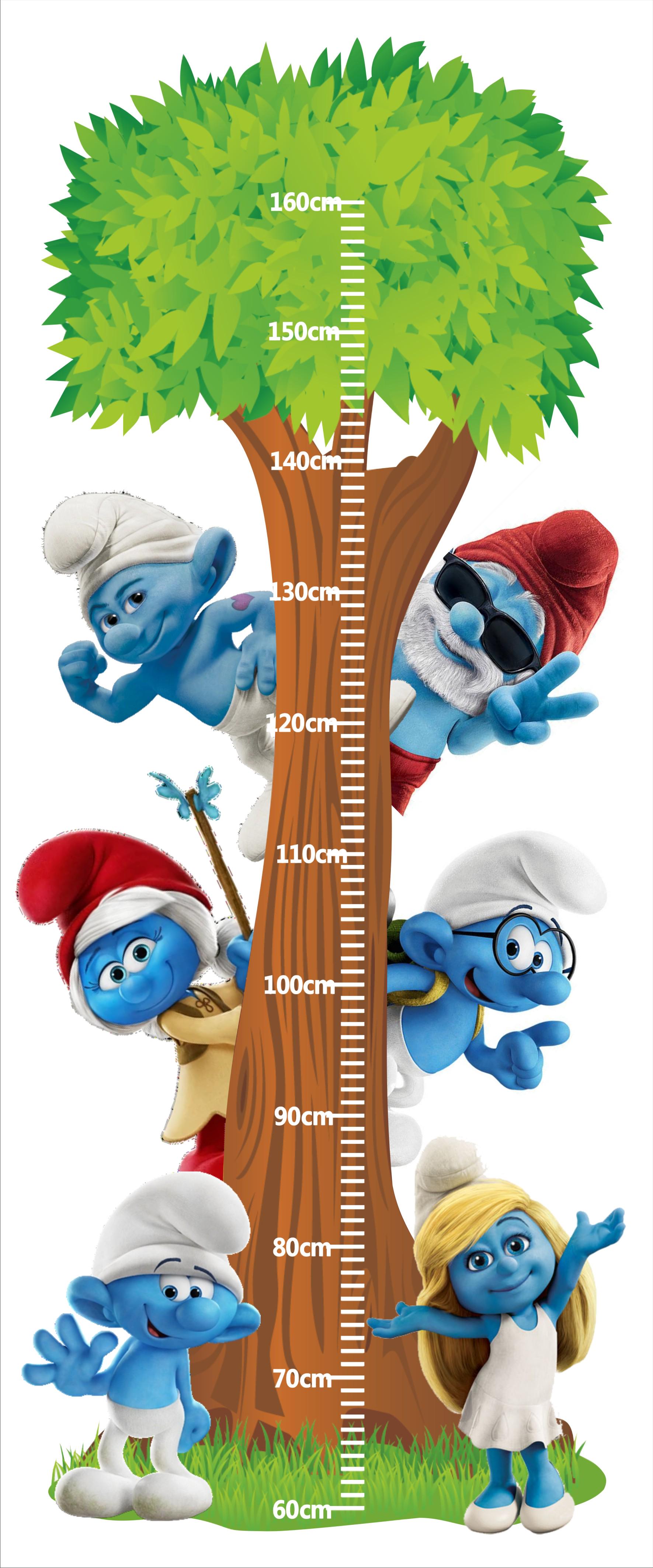 Ростомір дитячий Смурфики 120х50 см (18)