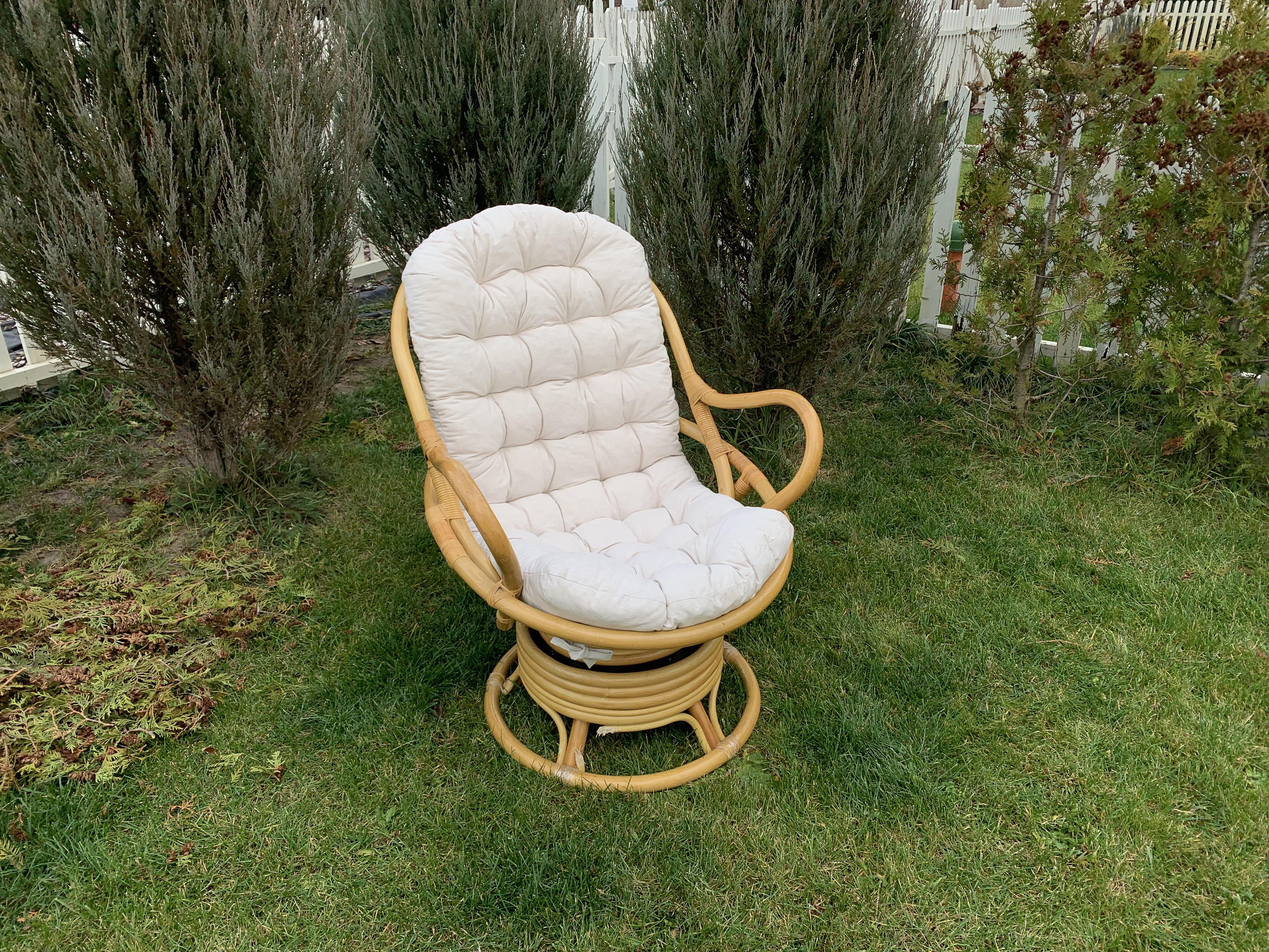 Матрас на кресло качалку серия Лен 122х50х8 см (LINEN/CHAIR-03) - фото 6