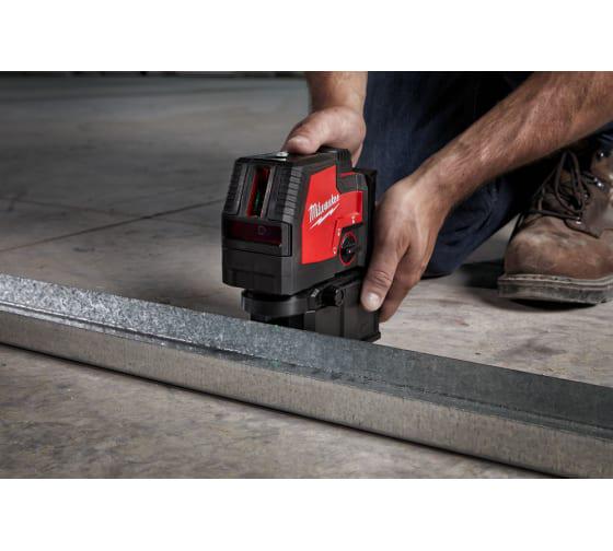 Аккумуляторный линейно-точечный лазерный нивелир Milwaukee M12 CLLP-0C (4933478101) - фото 3