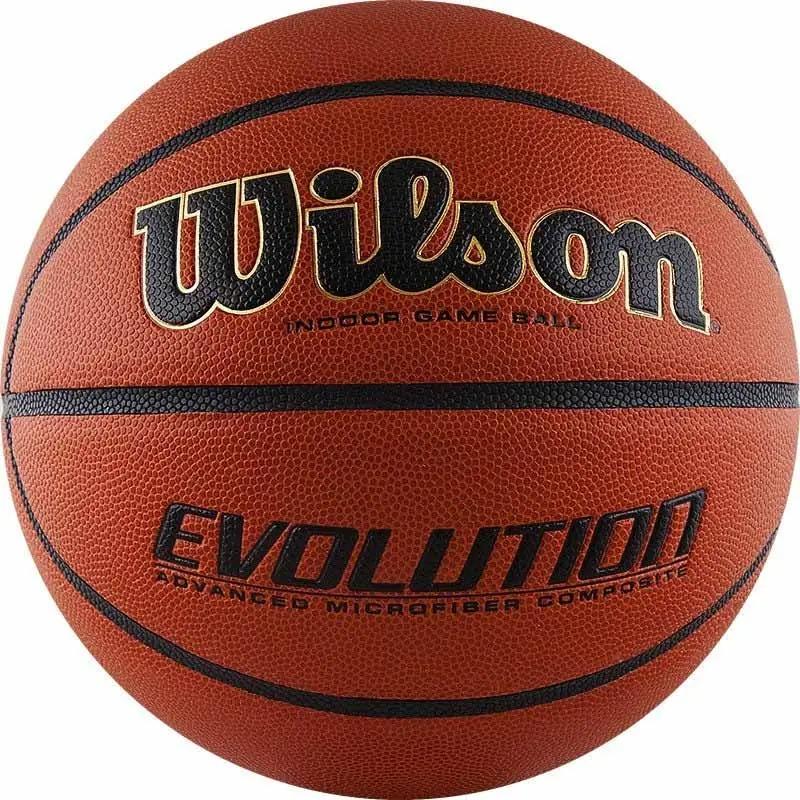 М'яч баскетбольний Wilson Evolution р. 7 Brown (WTB0516 7)
