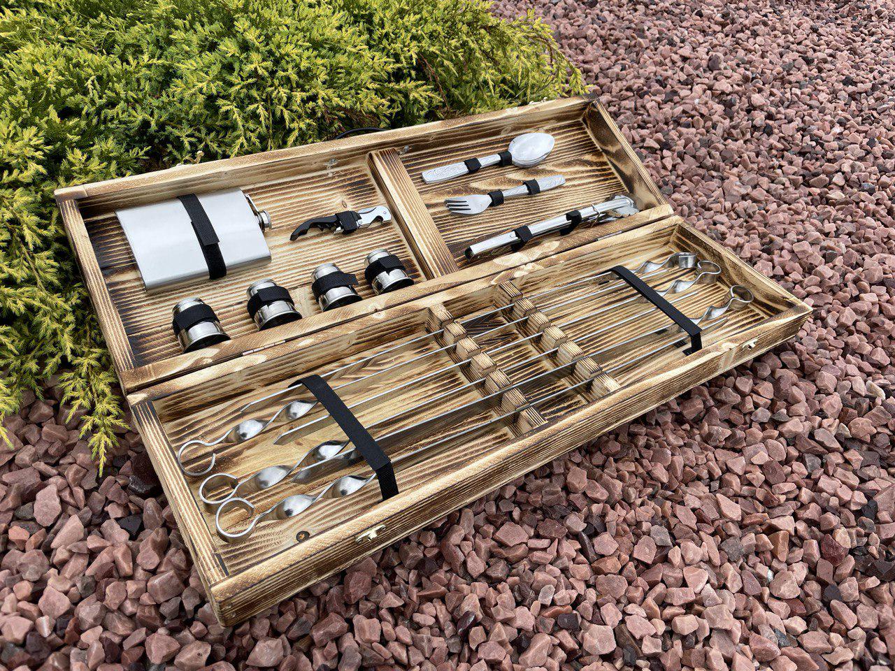 Набор шампуров в кейсе Eko Box-5 S