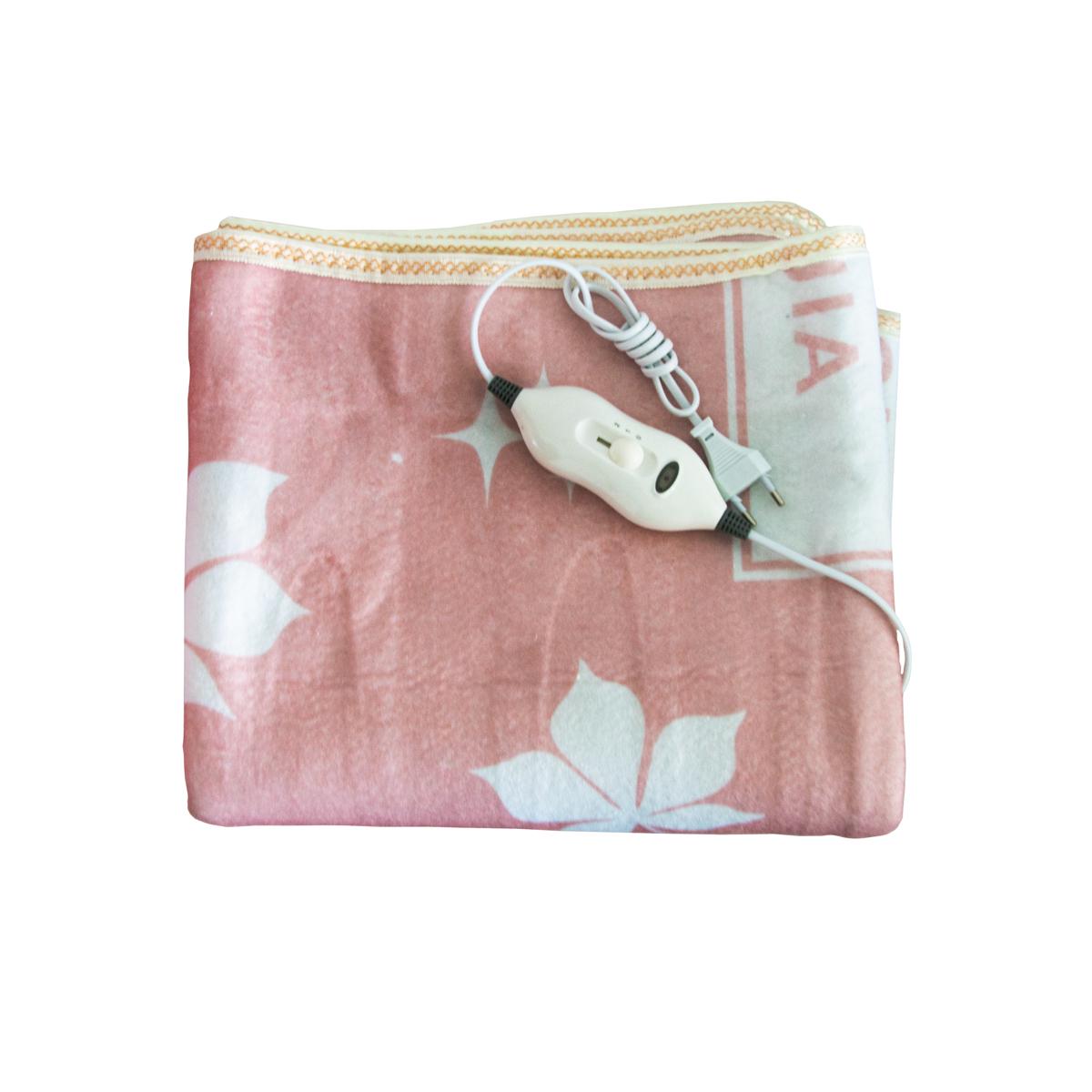 Электропростынь односпальная Electric Blanket 50 W 145х64 см Розовый (1009418-Other)