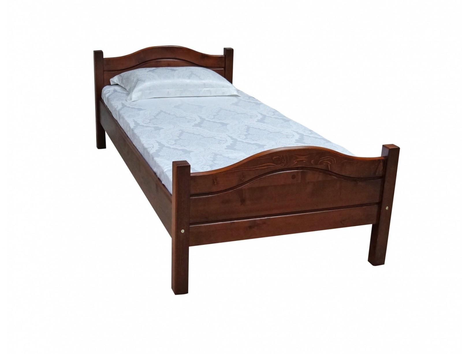 Кровать односпальная деревянная Скиф Л-108 80х200 см Ольха (27051986)