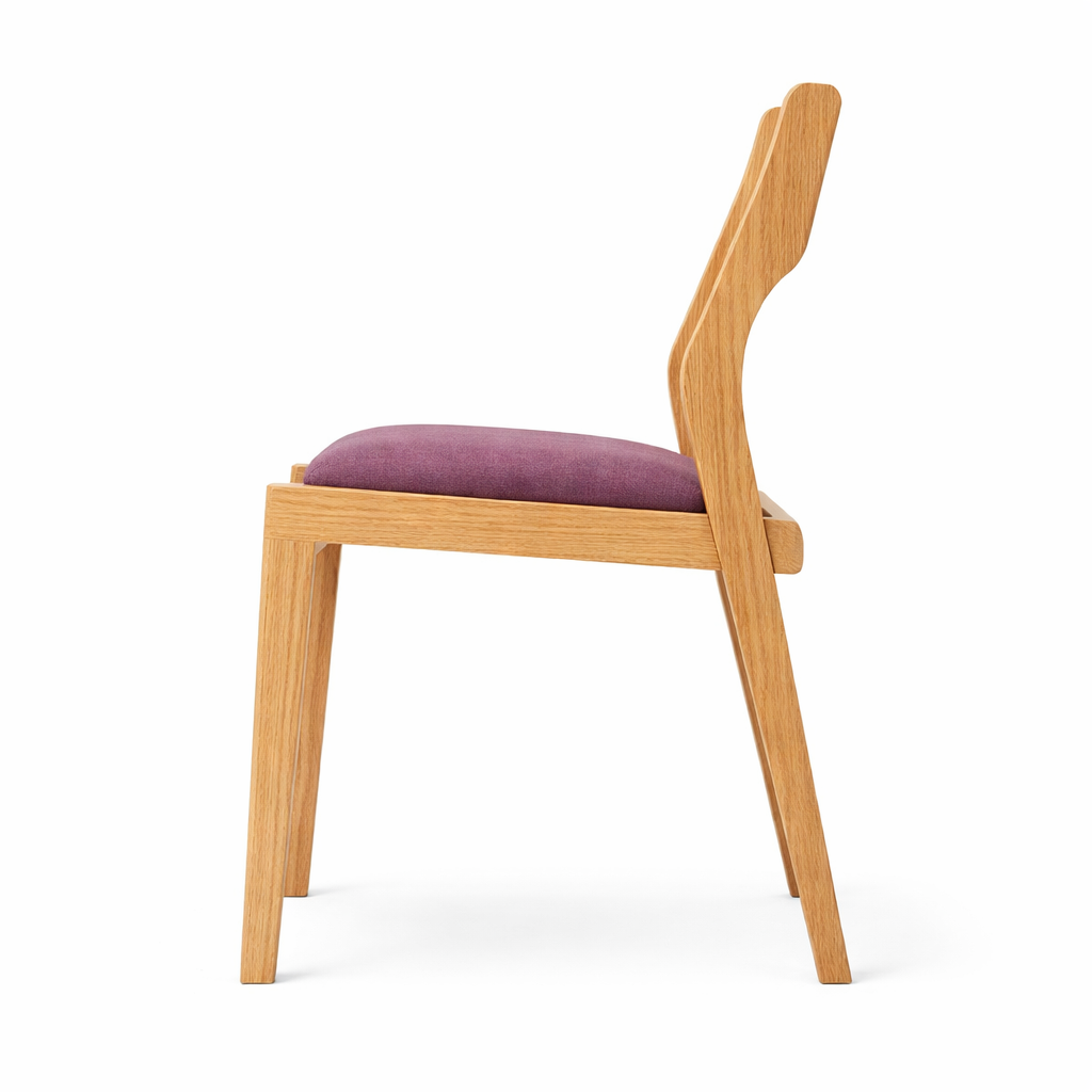 Стул дизайнерский Hillwood Design из натурального дерева дуба Киото Grey Brown