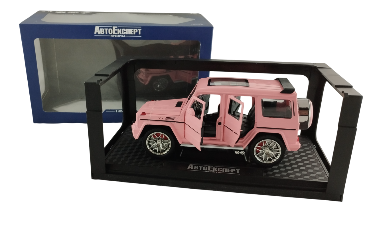 Машинка металлическая esla Mercedes G63 Gelandewagen Розовый (000010)