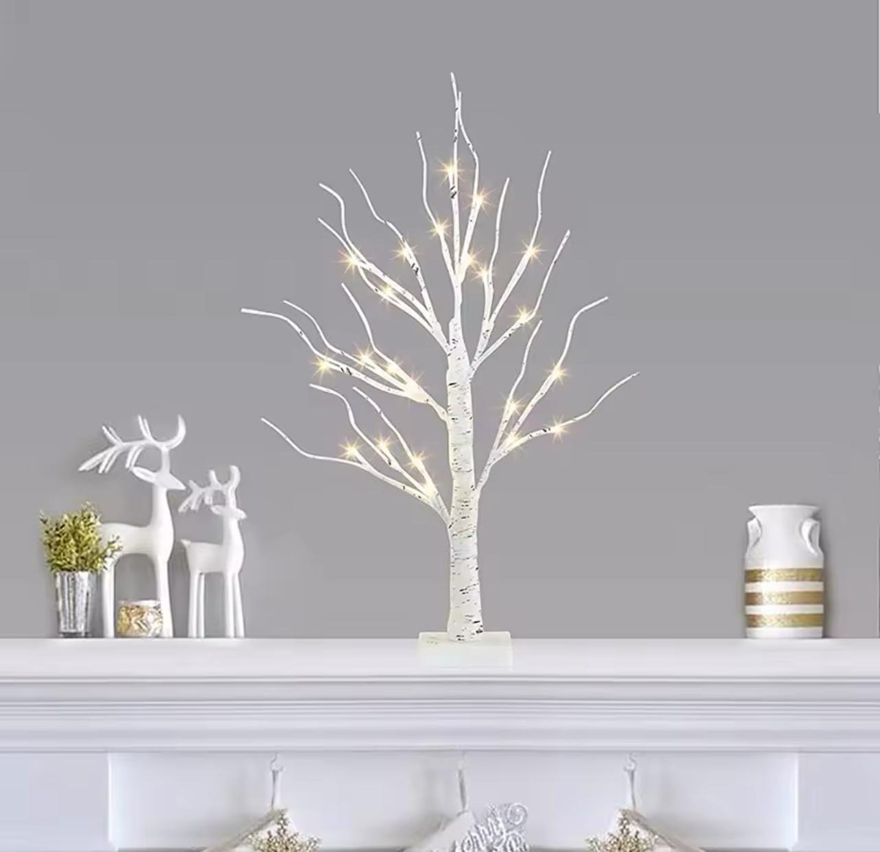 Светильник-дерево Березка от USB и 3АА 60 см (1270)