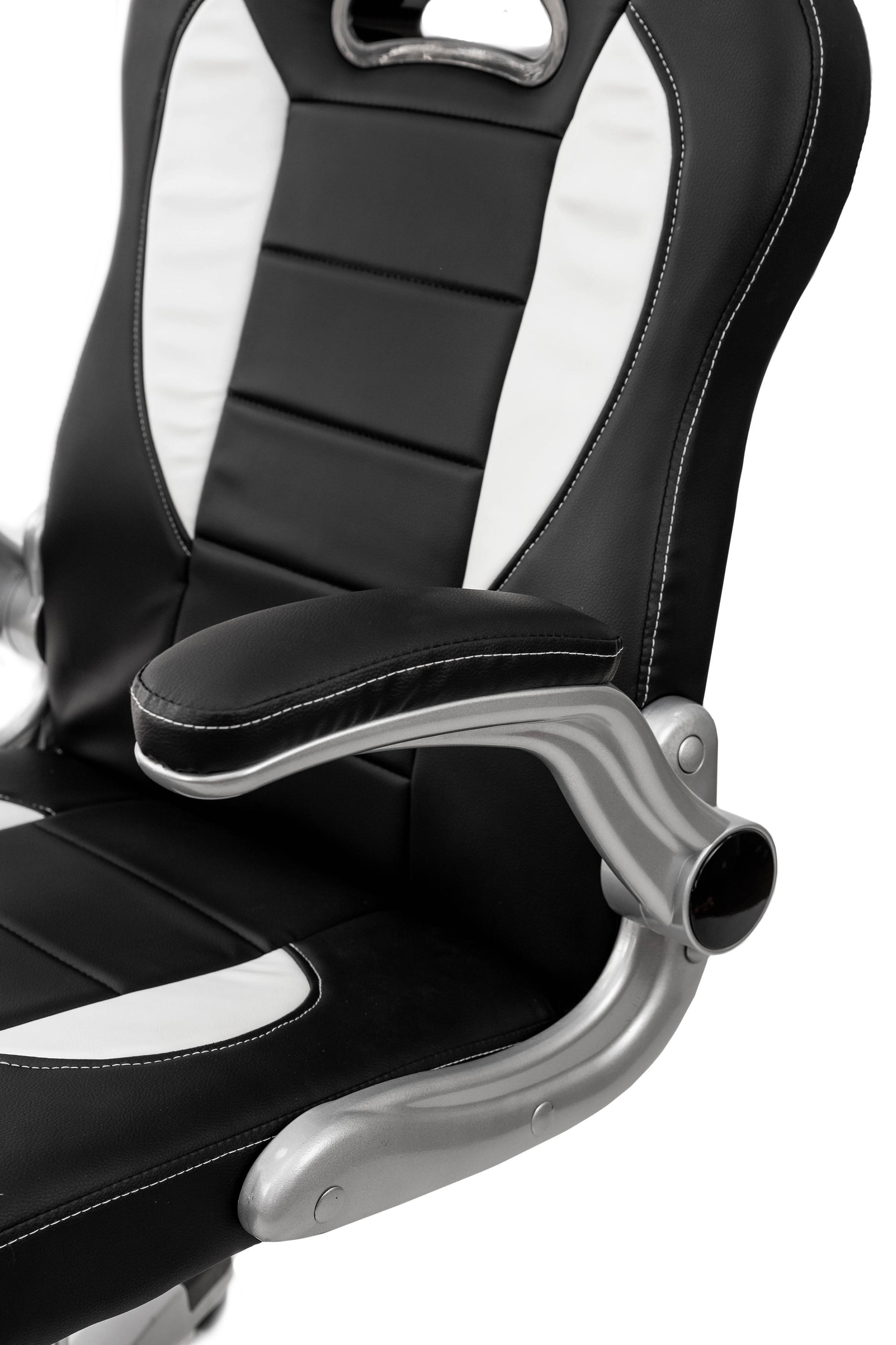 Офисное кресло Мікс Меблі Плей 500x1130x490 мм Черный/Белый (GAА0057066) - фото 8 Офисное кресло Мікс Меблі Плей 500x1130x490 мм Черный/Белый (GAА0057066) - фото 8