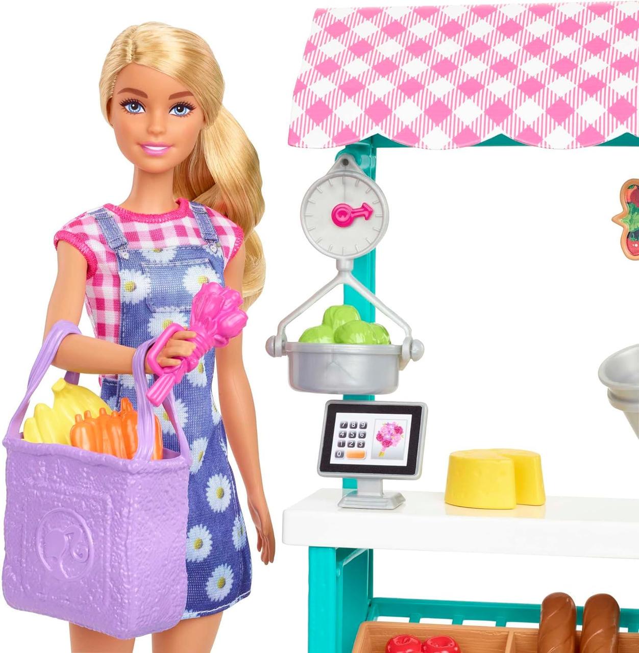 Игровой набор кукла Barbie Farmers Market HCN22 (19865897) - фото 2