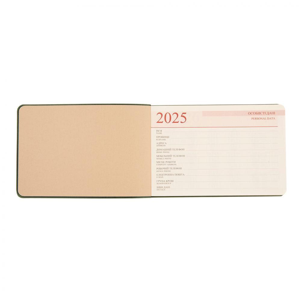 Еженедельник карманный 2025 Leo Planner Monte 100x150 мм 128 стр. Зеленый (252560) - фото 4