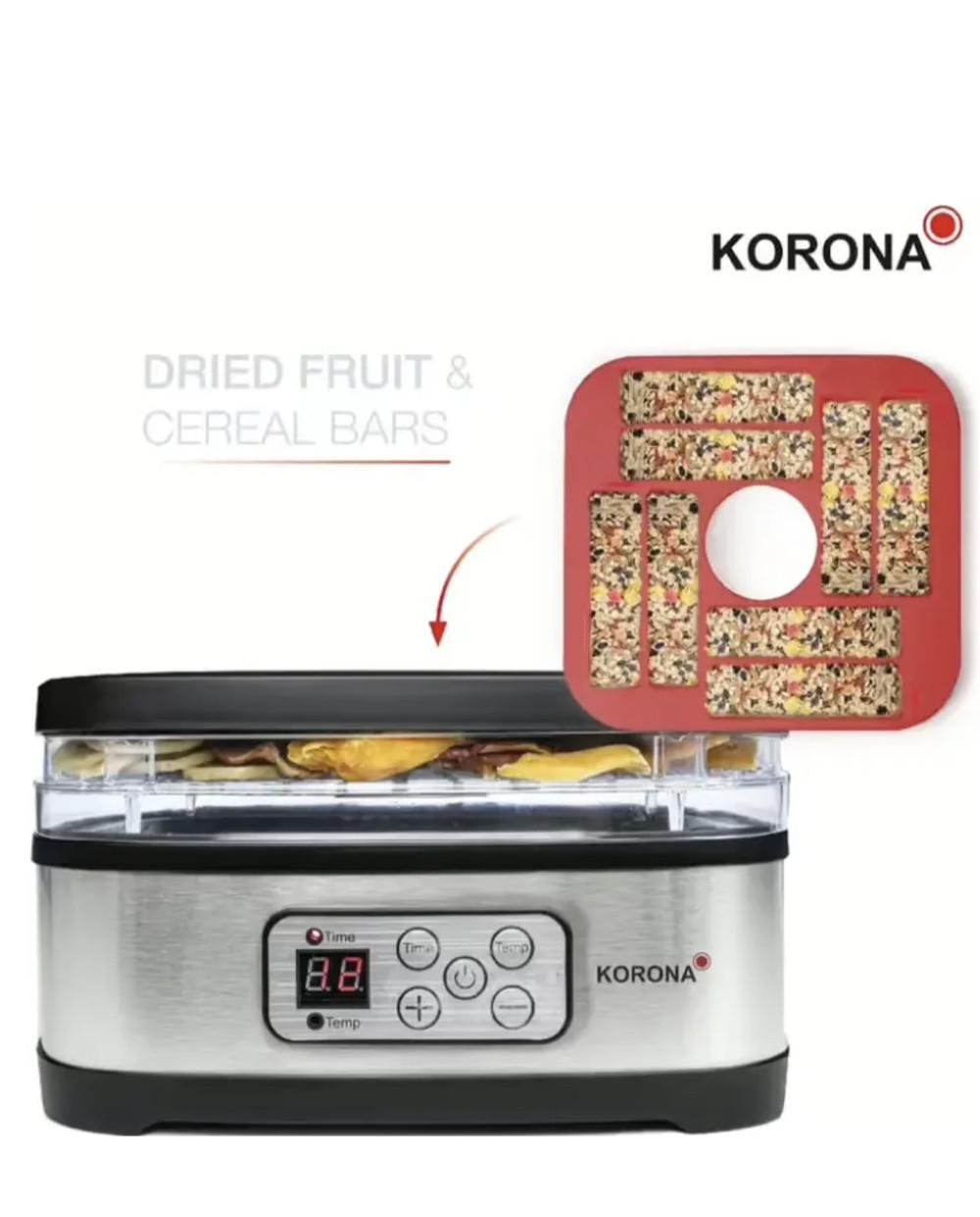 Дегидратор Korona на 5 полок для сушки овощей и фруктов мощностью 240 Вт с механическим управлением - фото 3 Дегидратор Korona на 5 полок для сушки овощей и фруктов мощностью 240 Вт с механическим управлением - фото 3