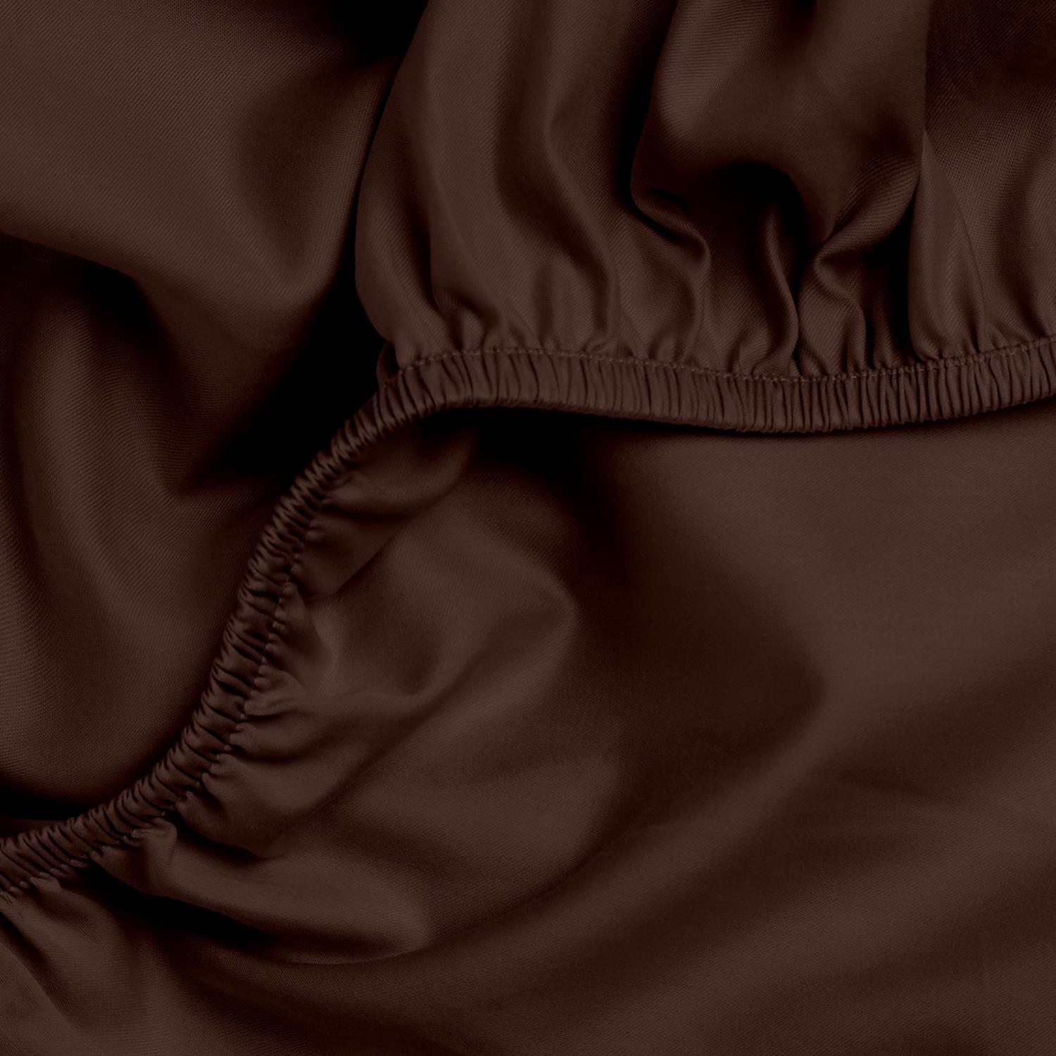 Простирадло Cosas на резинці сатин 160x200x30 см Honey (4822052206492) - фото 4