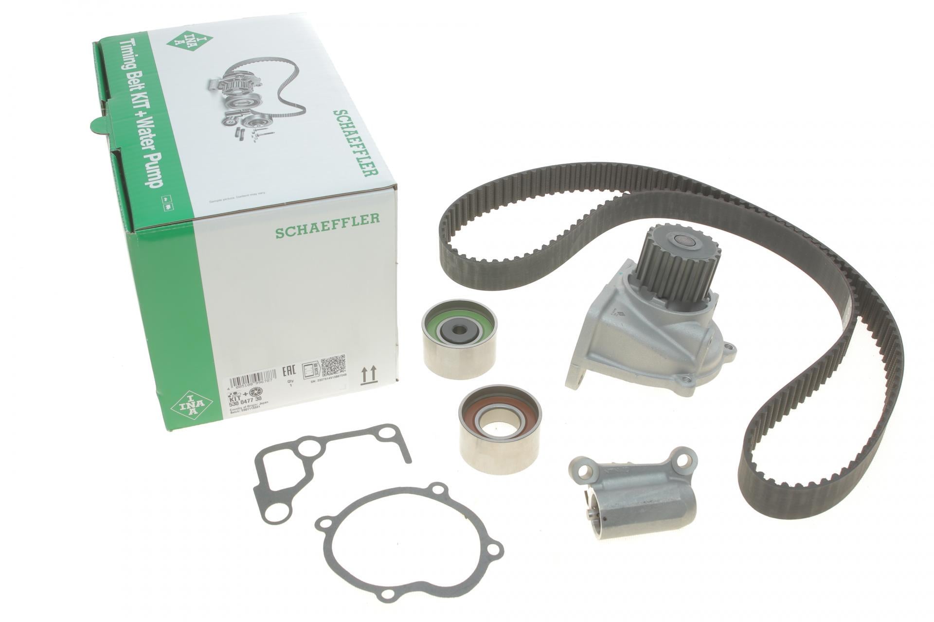 Комплект ГРМ и помпа INA Mazda 6 2.0DI 02-07 (530 0477 30)