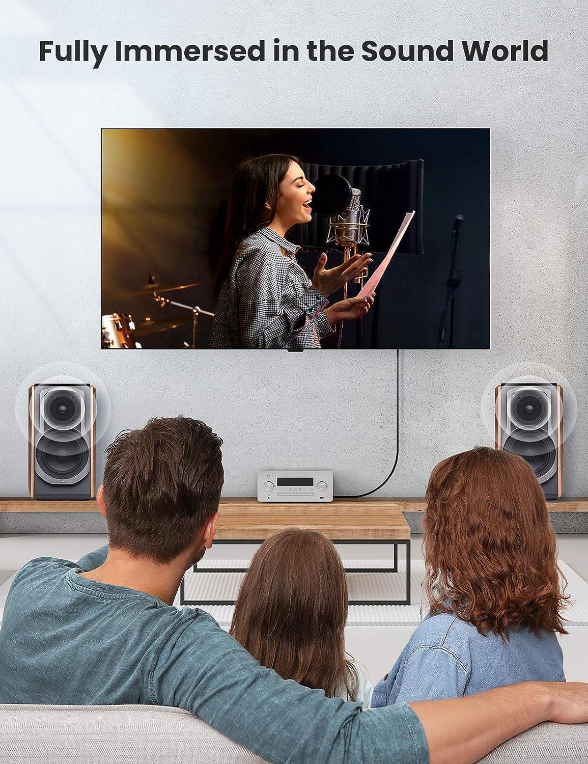 Кабель UGREEN RCA-RCA Коаксіальний Аудіо стерео S/PDIF Hi-Fi 5.1 Dolby нейлонове обплетення 3 м Чорний (40299) - фото 4 Кабель UGREEN RCA-RCA Коаксіальний Аудіо стерео S/PDIF Hi-Fi 5.1 Dolby нейлонове обплетення 3 м Чорний (40299) - фото 4