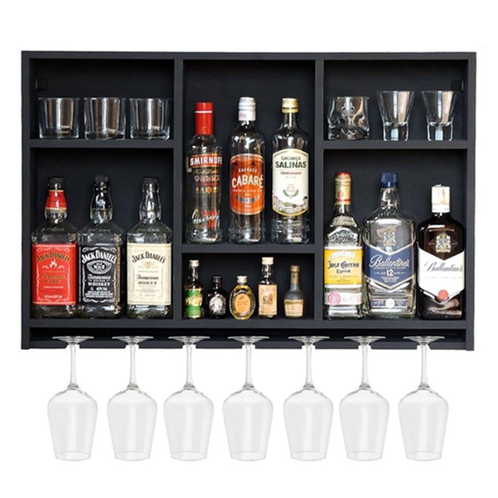 Полка для вина настенная из дерева Тоемура Венге (ПНК-013412)