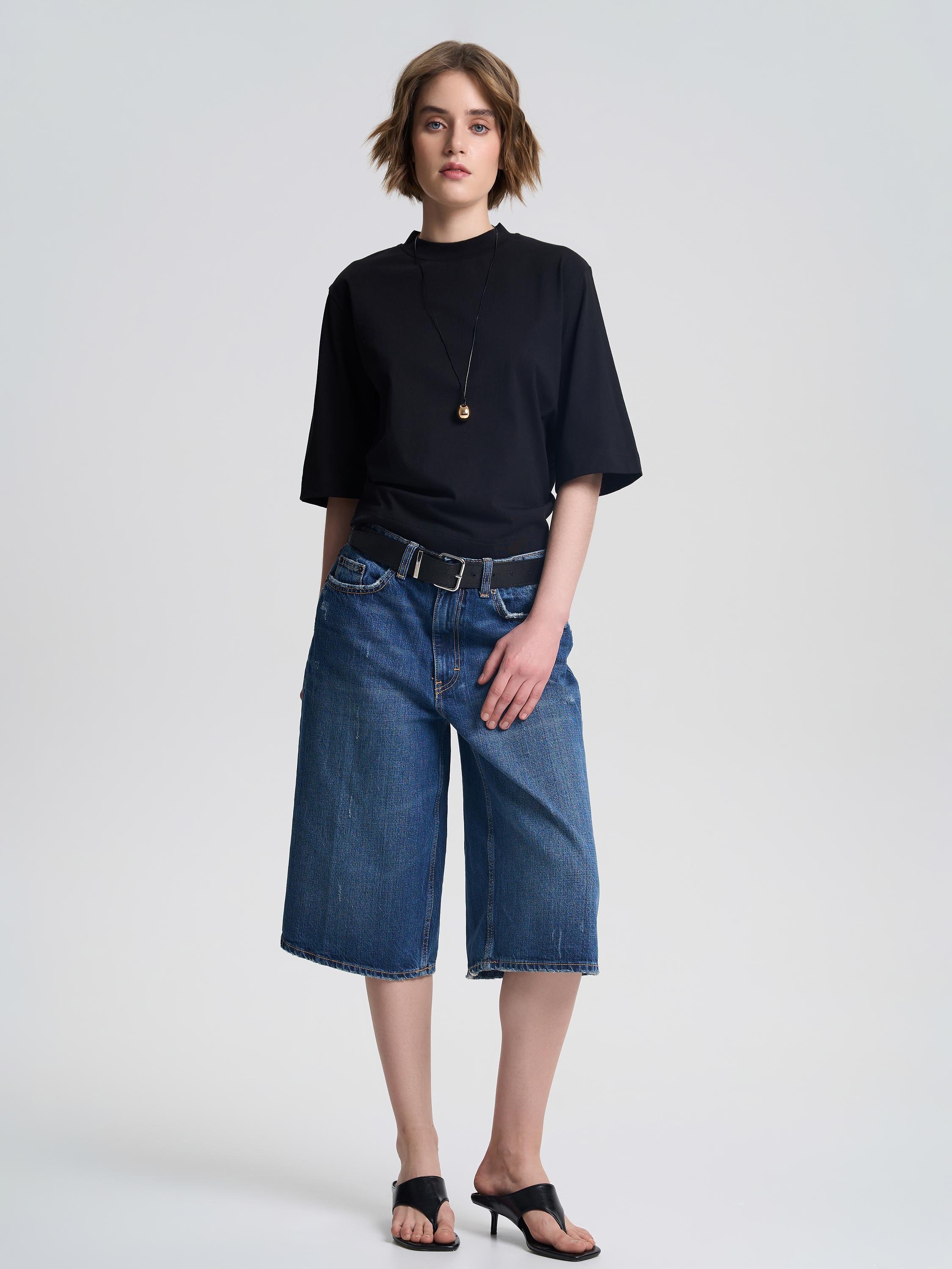 Футболка женская с удлиненным рукавом ROZA 240603 2XL Черный (4824005717079) - фото 2 Футболка женская с удлиненным рукавом ROZA 240603 2XL Черный (4824005717079) - фото 2