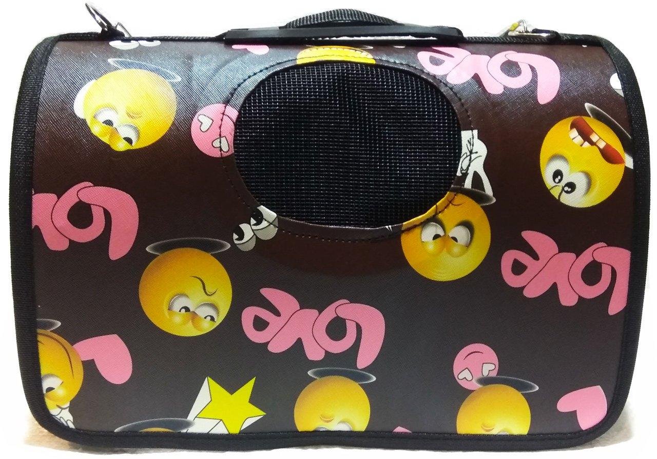 Сумка-переноска для животных котов и собак смайлы S (00000006534)