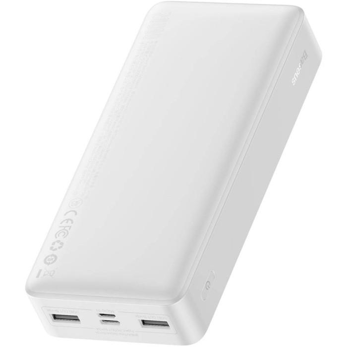 Батарея портативна BASEUS Bipow Digital Display Overseas Edition PPBD050102 20000 mAh 15 W White - фото 2