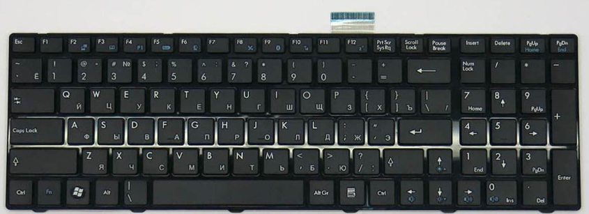 Клавіатура для ноутбука MSI CR620 CR630 CR650 CR720 (S1N-3ERU211-SA0)