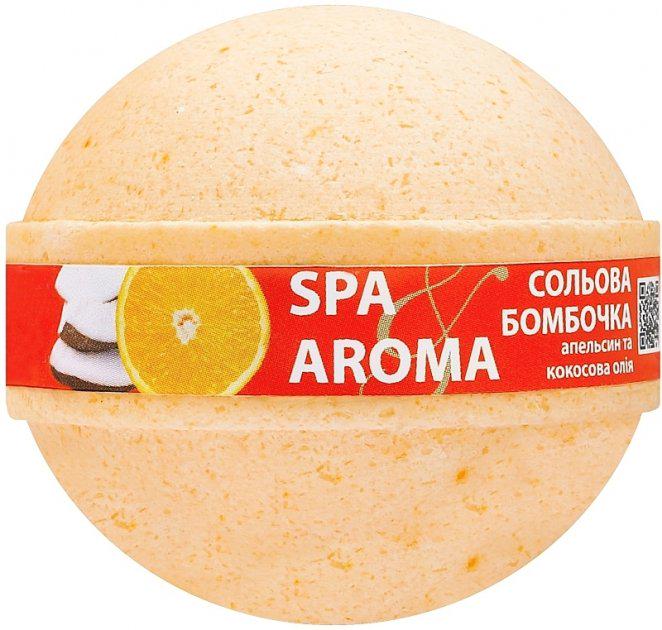 Бомбочка для ванны Bioton Spa&Aroma солевая Апельсин/Кокосовое масло 200 г (15043)